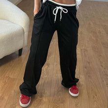 Load image into Gallery viewer, High-Waisted Wide-Leg Drawstring Pants
