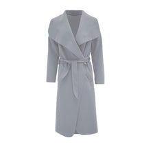 Load image into Gallery viewer, Women's Long Waterfall Italian Duster Coat
