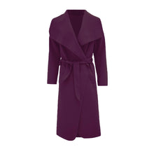 Load image into Gallery viewer, Women's Long Waterfall Italian Duster Coat
