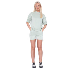 Load image into Gallery viewer, Hooded Sweatshirt &amp; Short 2 Pieces Set
