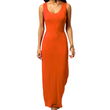 Load image into Gallery viewer, Racer Back Bodycon Maxi Dress
