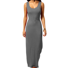 Load image into Gallery viewer, Racer Back Bodycon Maxi Dress
