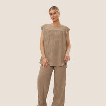 Load image into Gallery viewer, Fish Pattern Scoop Neck Loungewear
