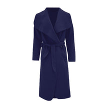 Load image into Gallery viewer, Women's Long Waterfall Italian Duster Coat
