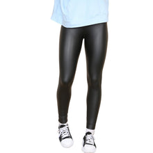Load image into Gallery viewer, PU Fleece Lined Wet Look Faux Leather Leggings
