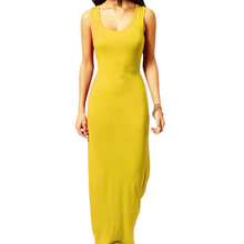 Load image into Gallery viewer, Racer Back Bodycon Maxi Dress
