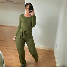 Load image into Gallery viewer, Scoop Neck Ribbed Long Sleeve Bodysuit
