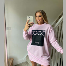 Load image into Gallery viewer, Longline Coco Paris Sweatshirt
