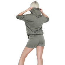 Load image into Gallery viewer, Hooded Sweatshirt &amp; Short 2 Pieces Set
