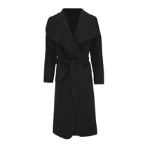 Load image into Gallery viewer, Women's Long Waterfall Italian Duster Coat
