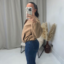 Load image into Gallery viewer, Balloon Sleeve Zip Bomber Jacket
