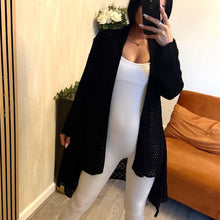 Load image into Gallery viewer, Crochet Hankey Hem Cardigan‎ ‎ ‎ ‎ ‎ ‎ ‎ ‎ ‎ ‎ ‎ ‎ ‎ ‎ ‎ ‎ ‎ ‎ ‎ ‎
