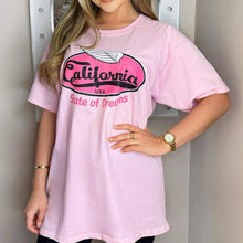 Load image into Gallery viewer, California USA State of Dreams Slogan T-Shirt
