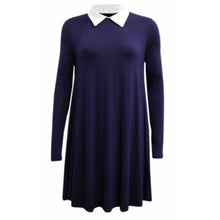 Load image into Gallery viewer, Peter Pan Collar Swing Dress
