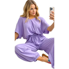 Load image into Gallery viewer, V Neck Wide Leg Jumpsuit
