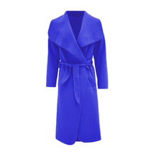 Load image into Gallery viewer, Women's Long Waterfall Italian Duster Coat
