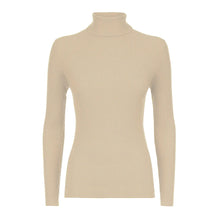 Load image into Gallery viewer, Ribbed Turtle Neck Knitted Jumper
