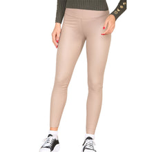 Load image into Gallery viewer, PU Fleece Lined Wet Look Faux Leather Leggings

