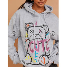 Load image into Gallery viewer, CUTE Print Hoodie Fleece Sweatshirt Top
