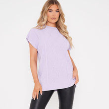 Load image into Gallery viewer, Chunky Diamond Knitted Pattern Jumper
