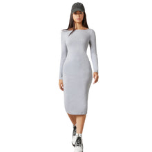 Load image into Gallery viewer, Long Sleeve Bodycon Midi Dress
