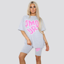 Load image into Gallery viewer, Cycling Short &amp; T-Shirts Co-Ord Set
