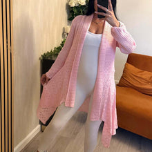 Load image into Gallery viewer, Crochet Hankey Hem Cardigan‎ ‎ ‎ ‎ ‎ ‎ ‎ ‎ ‎ ‎ ‎ ‎ ‎ ‎ ‎ ‎ ‎ ‎ ‎ ‎
