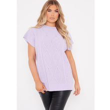 Load image into Gallery viewer, Chunky Diamond Knitted Pattern Jumper
