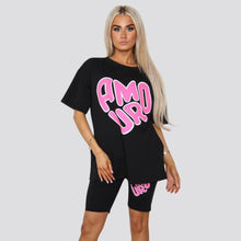 Load image into Gallery viewer, Cycling Short &amp; T-Shirts Co-Ord Set
