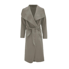 Load image into Gallery viewer, Women's Long Waterfall Italian Duster Coat
