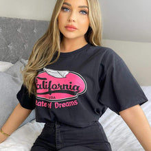 Load image into Gallery viewer, California USA State of Dreams Slogan T-Shirt
