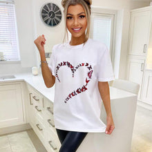 Load image into Gallery viewer, Butterfly Love Heart T-shirt
