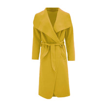 Load image into Gallery viewer, Women's Long Waterfall Italian Duster Coat
