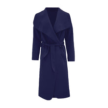 Load image into Gallery viewer, Women's Long Waterfall Italian Duster Coat
