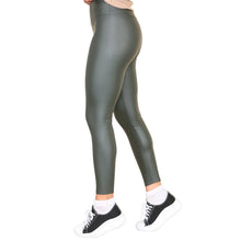 Load image into Gallery viewer, PU Fleece Lined Wet Look Faux Leather Leggings
