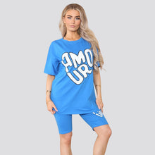 Load image into Gallery viewer, Cycling Short &amp; T-Shirts Co-Ord Set
