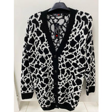 Load image into Gallery viewer, Leopard Print Knitted Cardigan
