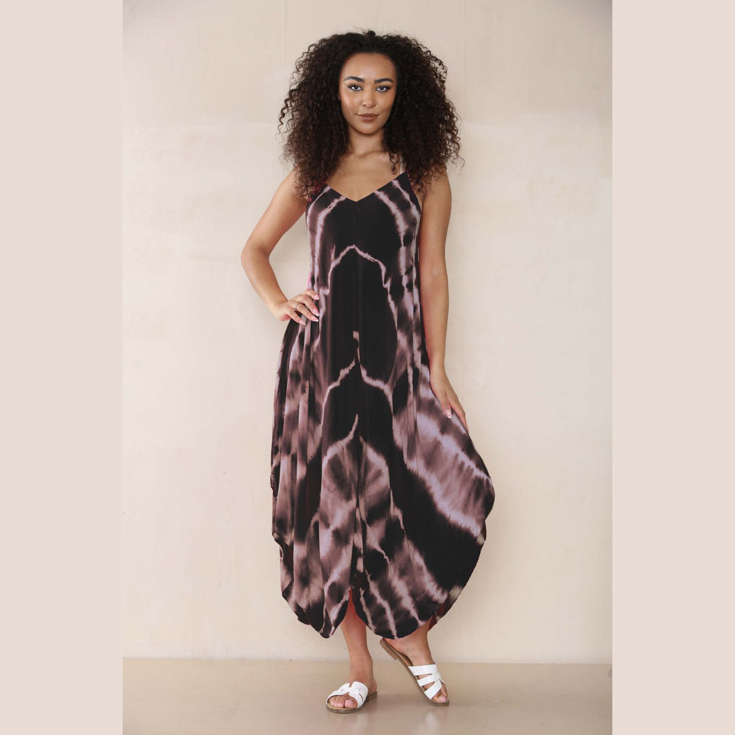 Italian Tie Dye Lagenlook Harem Jumpsuit