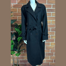 Load image into Gallery viewer, Long Belted Button Long Sleeve Coat
