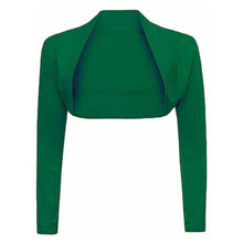 Load image into Gallery viewer, Long sleeves plain Cropped Shrug
