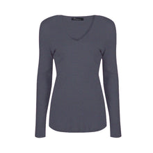 Load image into Gallery viewer, Long Sleeve V Neck Top
