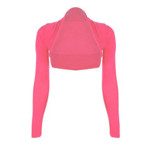 Load image into Gallery viewer, Long sleeves plain Cropped Shrug

