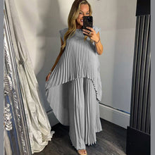 Load image into Gallery viewer, Pleated Fishtail Loungewear Set
