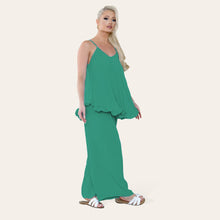 Load image into Gallery viewer, Cami Pleated Top &amp; Trouser Set
