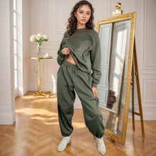Load image into Gallery viewer, 2 Piece Fleece Lined Co-Ord Set
