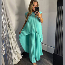 Load image into Gallery viewer, Pleated Fishtail Loungewear Set
