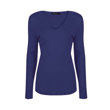 Load image into Gallery viewer, Long Sleeve V Neck Top
