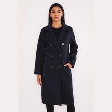 Load image into Gallery viewer, Italian Collar Belted Long Coat
