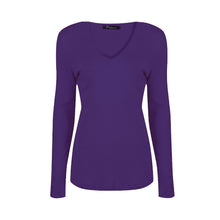 Load image into Gallery viewer, Long Sleeve V Neck Top
