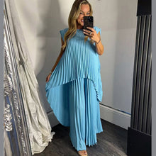 Load image into Gallery viewer, Pleated Fishtail Loungewear Set
